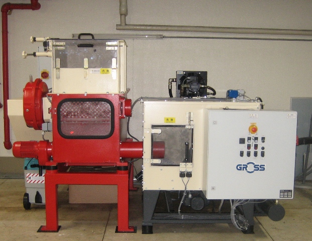 固形機一体型シュレッダー